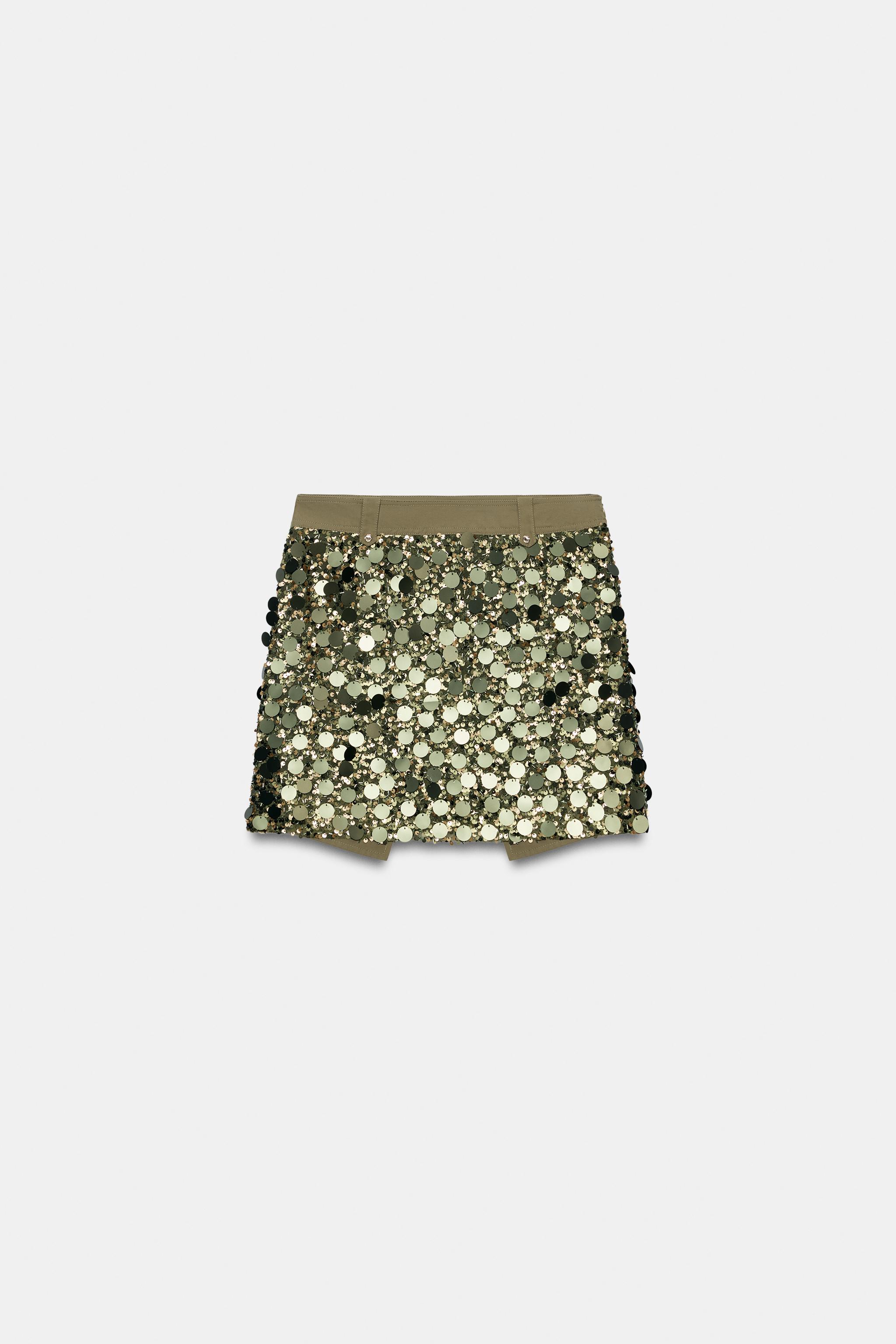 SEQUIN MINI SKIRT